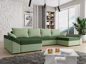 Canapea extensibilă cu sp. depozitare U Marmar (Verde). 1070466