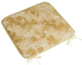 Bellatex Husă pentru scaun Adéla netedă Piele deșarpe maro, 40 x 40 cm