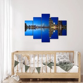 Tablou - Rotterdam nocturn (150x105 cm)