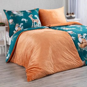 decoDoma Lenjerie de pat Dual Feel FAUNA