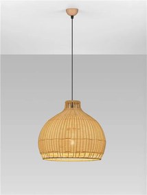 Lustra, Pendul din ratan sintetic pentru exterior Pals natur