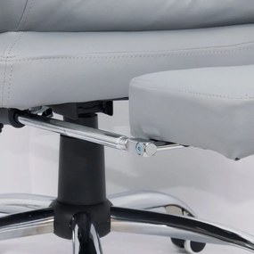 Scaun directorial cu suport de picioare si recliner OFF 419 gri