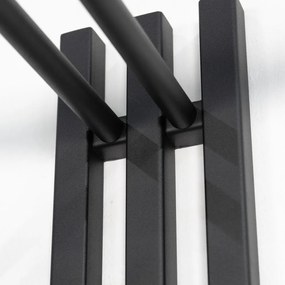 Cuier de perete negru din metal 65 cm Senza – Spinder Design