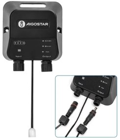 Corp de iluminat LED solar Aigostar 2xLED/35W/12V 6000 mAh 6500K d. 16,8 cm