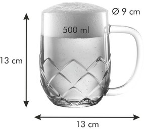 Tescoma Pahar de bere myBEER Lupulus, 0,5 l, 0,5 l