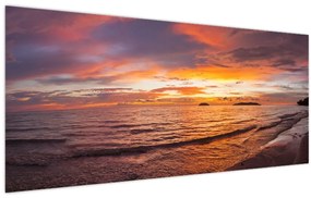 Tablou - Apus de soare (120x50 cm)