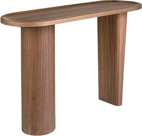 Consola design LUX Oval Walnut