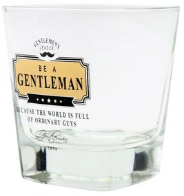 Pahar whisky "BE A GENTLEMAN"