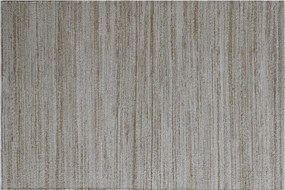 Covor din bumbac și iută țesut manual, antiderapant, bej natural, 140X200 cm, 1800 GSM, „Cotton Jute Carpet"