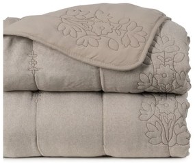 Cuvertură taupe matlasată 180x260 cm – Ixia