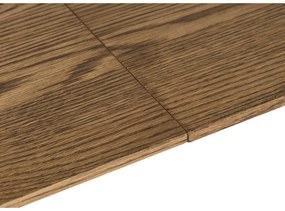 Masă de dining extensibilă cu blat cu aspect de lemn de stejar 95x190 cm Baro – Unique Furniture