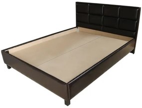Pat Soft tapitat pentru saltea 160x200 cm, Wenge