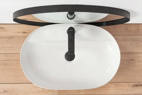 Lavoar Aura alb ceramica sanitara - 60,5 cm