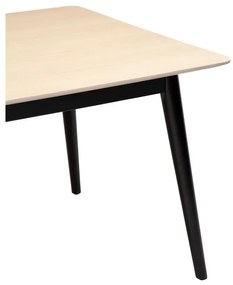 Masă de dining cu blat cu aspect de lemn de stejar 100x200 cm Yolo – DAN-FORM Denmark
