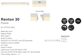 Aplica LED pentru mobila design liniar Renton 30 47776101 NL