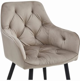 Scaun de masa JORK VELVET, bej