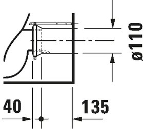Duravit 21150900002 - Vas WC pe pardoseală D-CODE ceramică/alb lucios