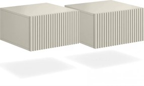 Set noptiere suspendate Nicole 46 cm - cașmir