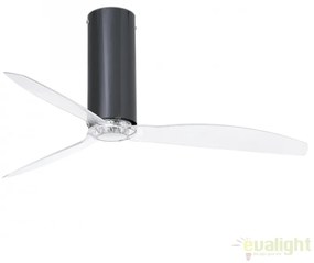 Ventilator cu telecomanda Tube negru lucios / transparent 32035