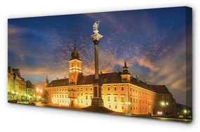 Tablouri canvas Varșovia Old Town apus de soare