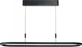 Lustra LED suspendata design modern LAYLA negru 3000K DIMM