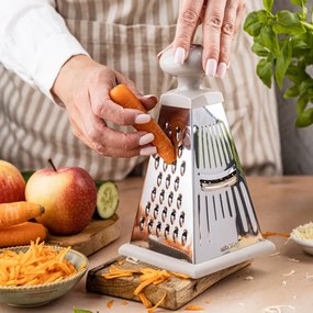 Razatoare Kinghoff KH-1988, 4 suprafete, Fund din silicon, Inox