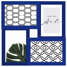 Ramă foto albastru-închis de agățat 27x27 cm – knor