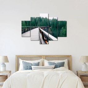 Tablou - Pod spre vârfurile copacilor (150x105 cm)
