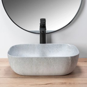 Lavoar Livia Grey ceramica sanitara – 46,5 cm