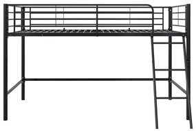 Pat pentru copii negru înalt 90x200 cm Jodie – Støraa