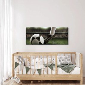 Tablou - Minge de fotbal (120x50 cm)