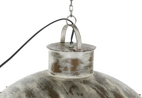 Abajur din metal, gri deschis, finisaj patinat, 60 x 60 cm, „Montargis”