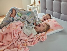 Set cadou Bufniță Crăciun + set Warm Hug Kids patură și pernă 80X190