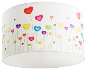 Plafonieră pentru copii HEARTS 1xE27/60W/230V