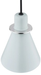 Pendul modern design retro Beverly albastru/crom