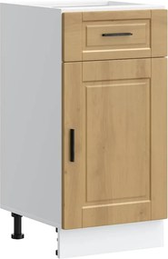 vidaXL Dulap de bază de bucătărie „Porto” din lemn de stejar artizanal