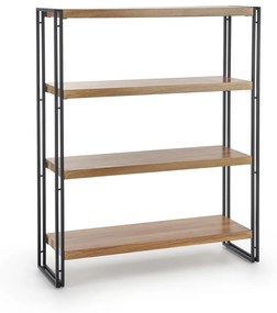 Raft Bolivar REG1 stejar auriu/negru H120 cm
