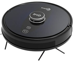 Aspirator robot MAGNUM ONE Plus, Li-ion 3200 mAh, 50W, 3000 Pa, 0.6 l, Wi-Fi, Control vocal, Curatare uscata/umeda, Programare, HEPA, Recunoastere camera, Negru