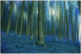 Tablou - Pădure albastră (90x60 cm)