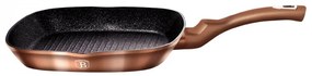 Tigaie Grill 28 cm Rose Gold (Cupru) Metalic Line Berlinger Haus BH 1521N