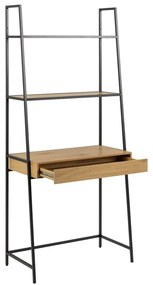 Bibliotecă în decor de stejar sălbatic Actona Seaford, 77 x 174,5 cm