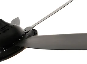 Ventilator de tavan modern negru cu telecomanda incl. LED - Vifte