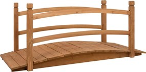 vidaXL Podeț de grădină, 140 x 60 x 60 cm, lemn masiv de brad