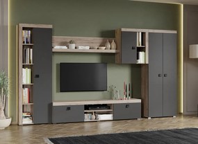 Set Mobilier Living Gri cu Stejar Gri Sam-C33