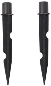 Lampă LED solară cu senzor Solight WO7202 PALERMO LED/5W/2000mAh IP54 negru