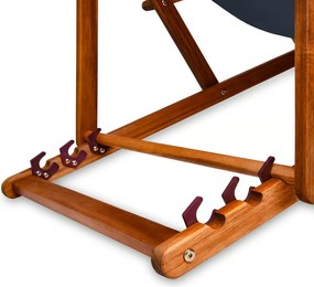 Șezlong de grădină SIENA, 94x60x94cm, antracit Jurhan