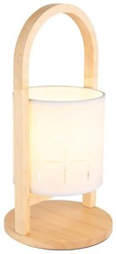 Veioza, lampa de masa design industrial Ninja alb
