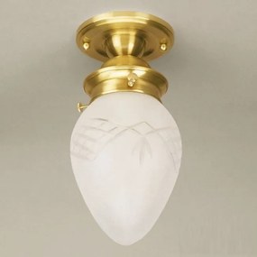 Plafoniera eleganta design LUX Budapest, bronz DL 7-142 bronze/376 klar-matt OR