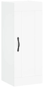 830492 vidaXL Dulap de perete, alb, 34,5x34x90 cm, lemn prelucrat