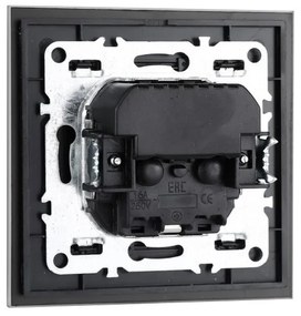 Priza Rama sticla Elit'S,2 X slot usb ,protectie ip20,SF8910FKB